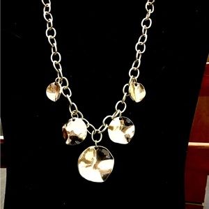 NWOT Chico Beautiful Silver Necklace